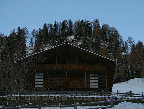 Sennhütte in Wolkenstein foto