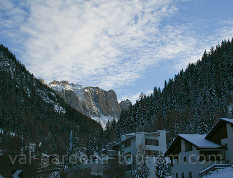 Panorama over Selva Gardena photo