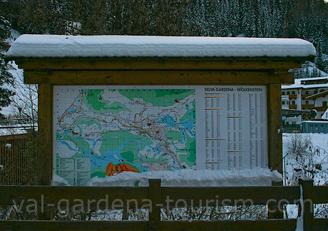 Selva Gardena map photo